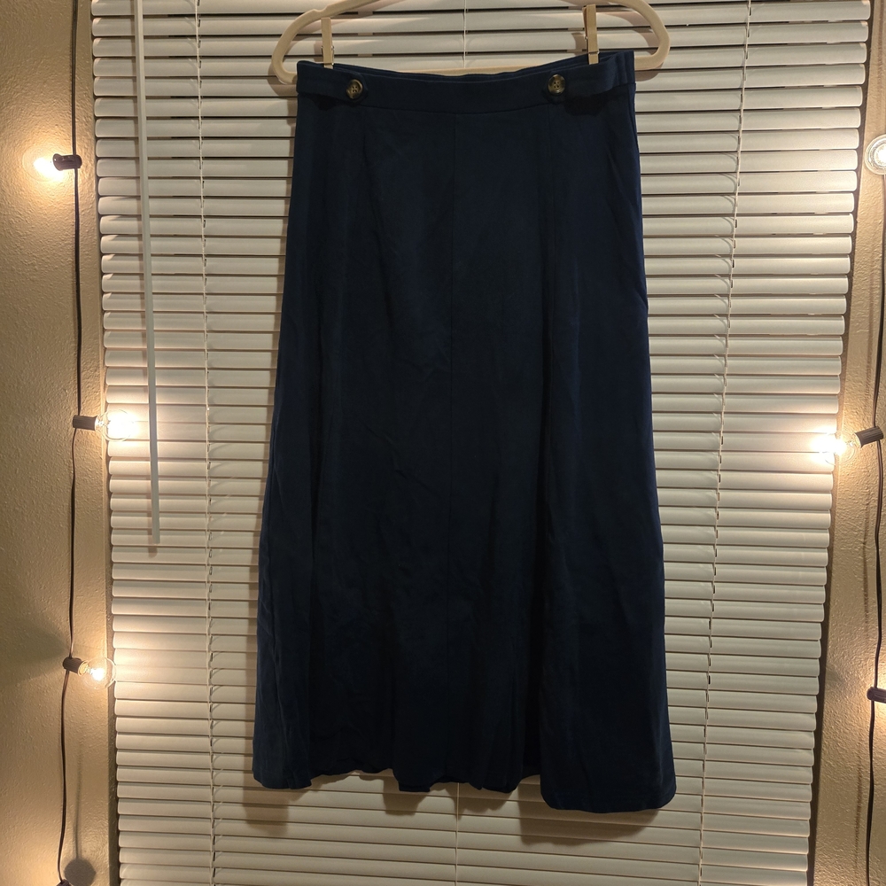 Elegant Navy Blue Women's Skirt